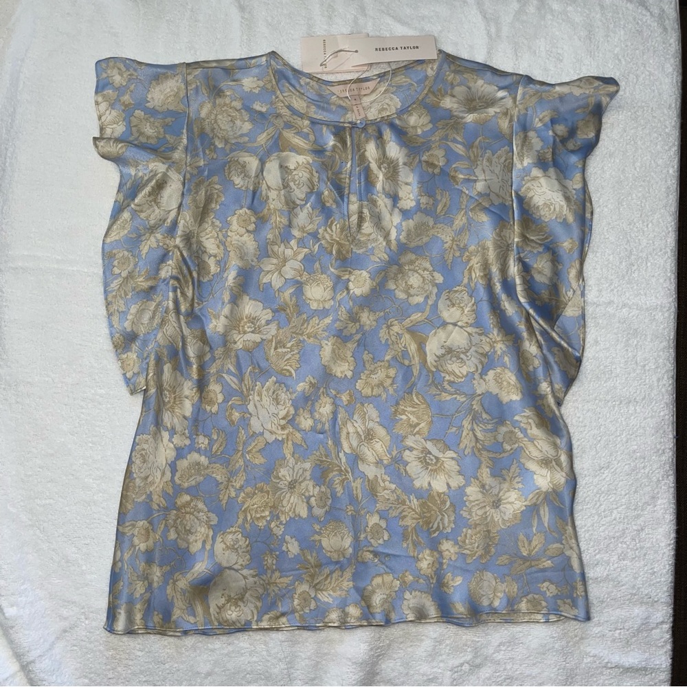 Rebecca Taylor, silk satin top